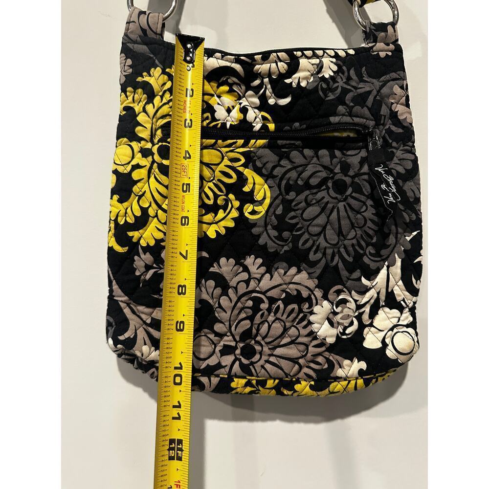 Vera Bradley Quilted Crossbody Purse Paisley Baroque Boho Classic Black Bag - Picture 7 of 9